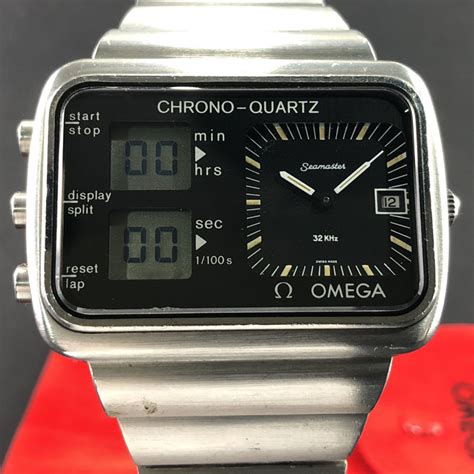 omega seamaster chrono quartz watch 1970s